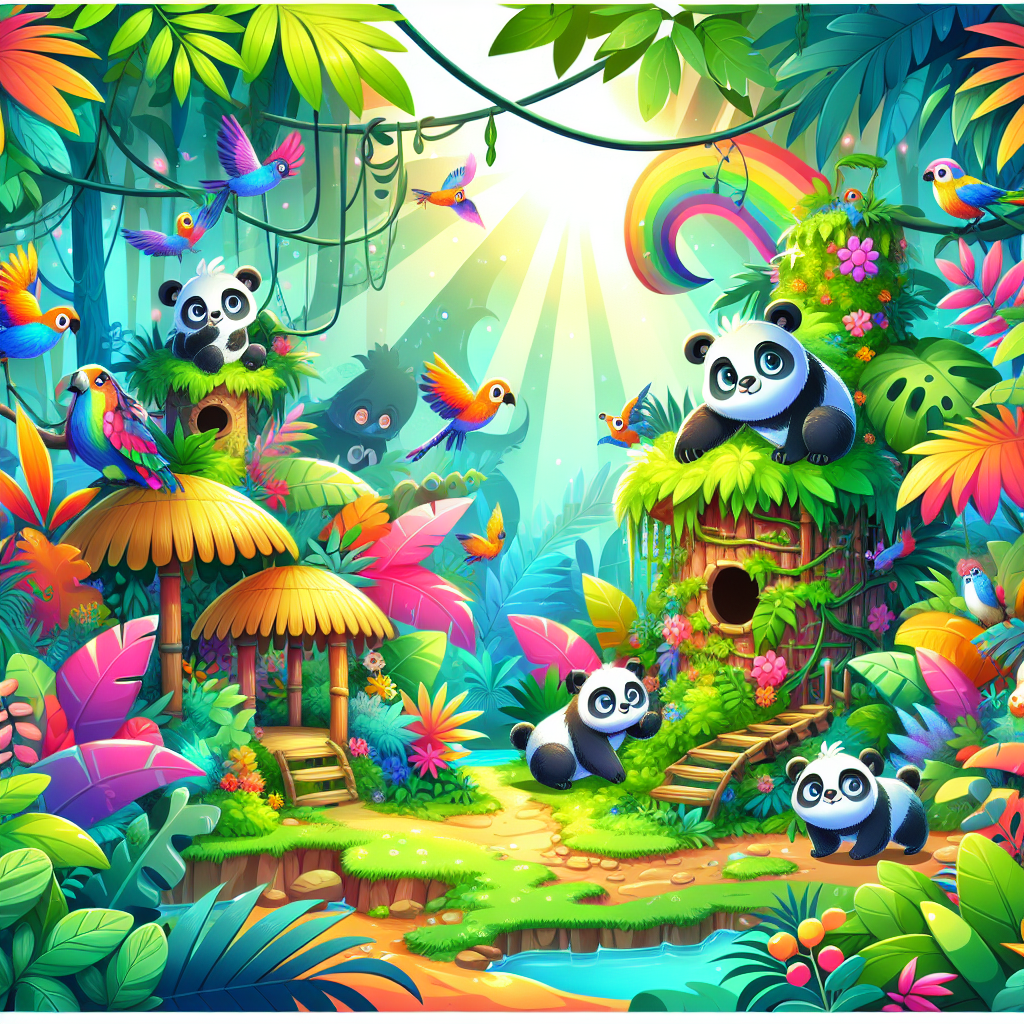 Colorful Jungle Environment