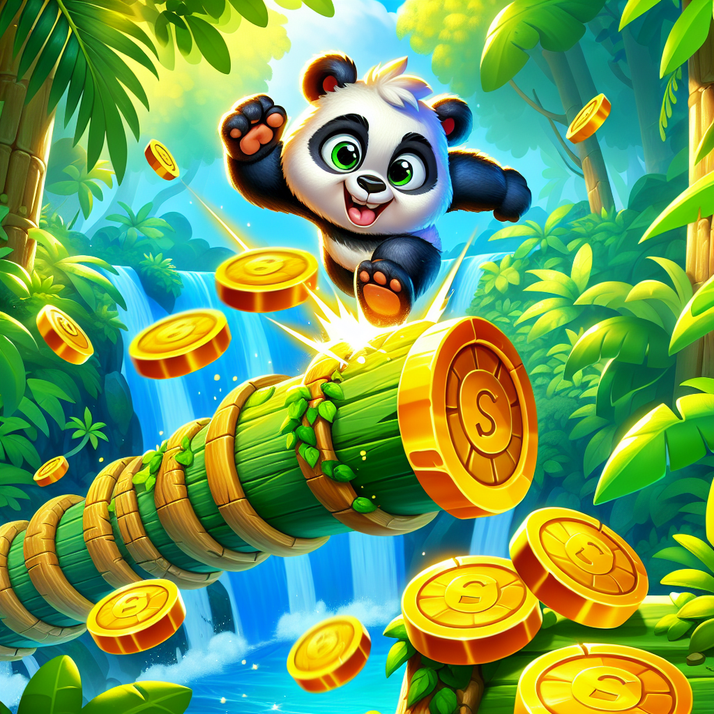 Wacky Panda action shot