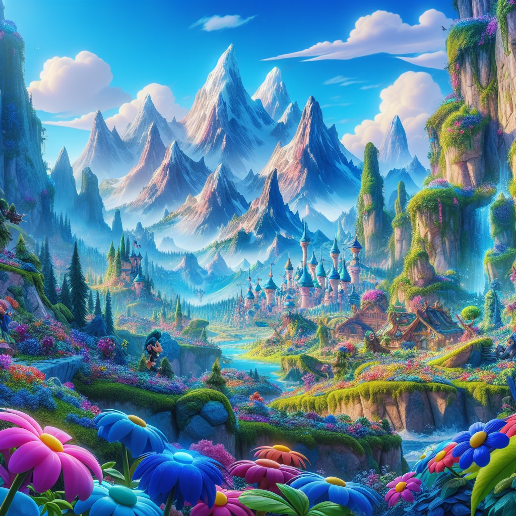 Mystical Mountain Landscape